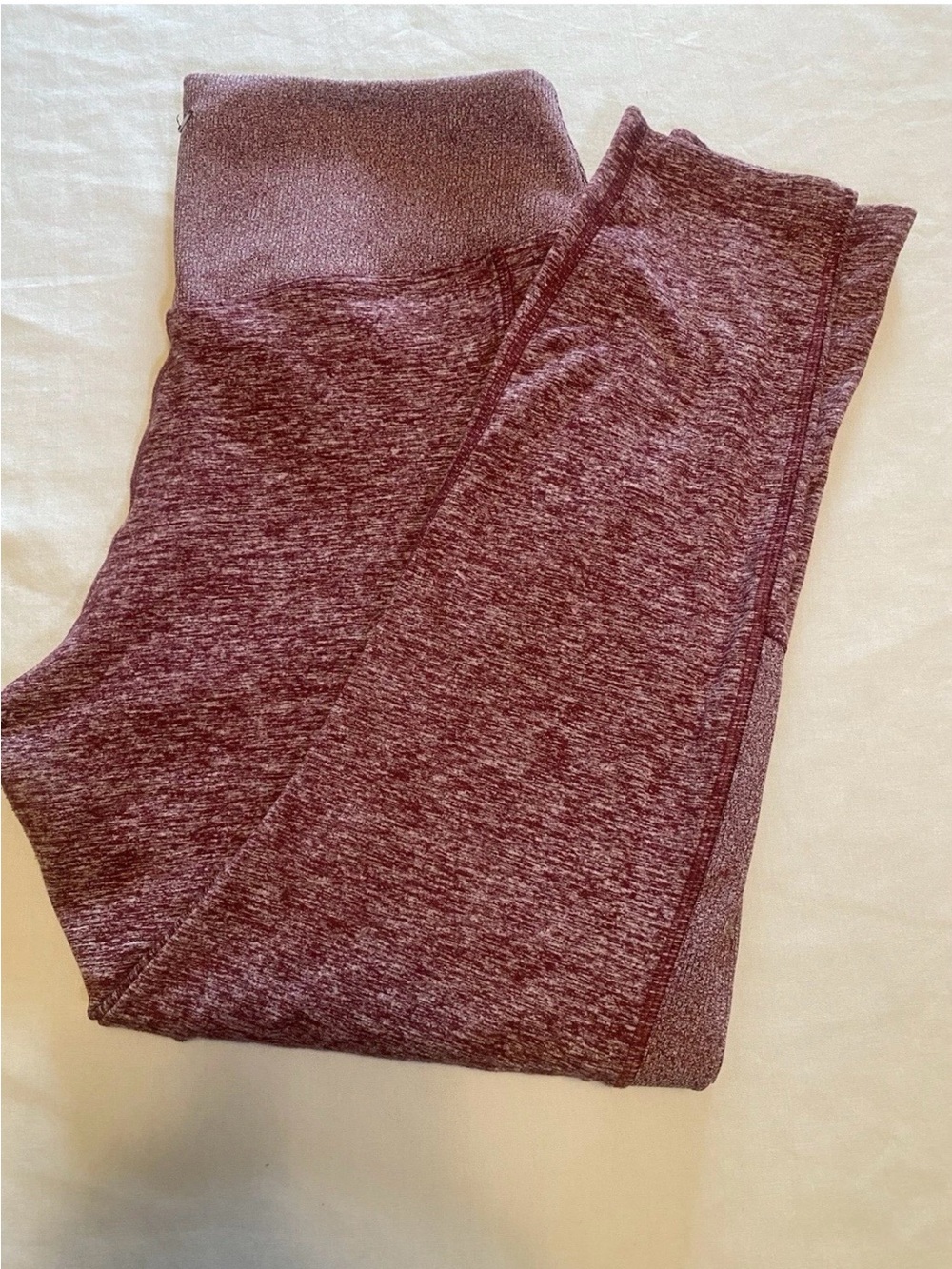 Pink Victoria's Secret Cozy
Leggings High Rise Womens Size large Burgandi #0040